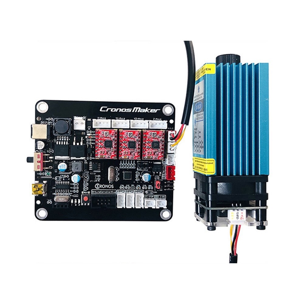 Hard Core CNC 2418 15W Blue Laser Engraving Machine 500mw 2500mw 5500mw 15000mw Head Wood Router Carving Machine Acrylic PCB PVC