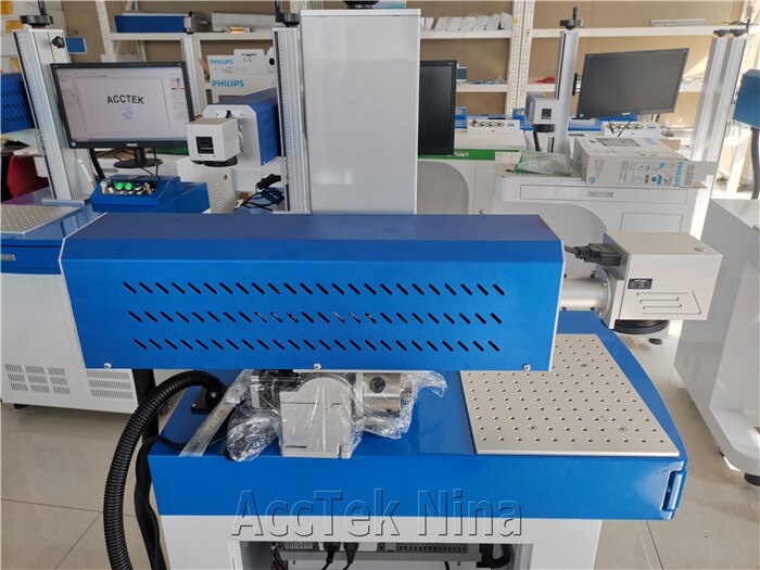 High Efficiency Co2 Marking Laser Wood Plastic MDF Coconut Cable Wire Laser Engraving Machine 20w 30W 50W - Image 3