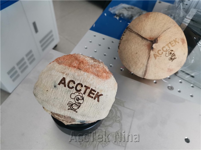 High Efficiency Co2 Marking Laser Wood Plastic MDF Coconut Cable Wire Laser Engraving Machine 20w 30W 50W - Image 4