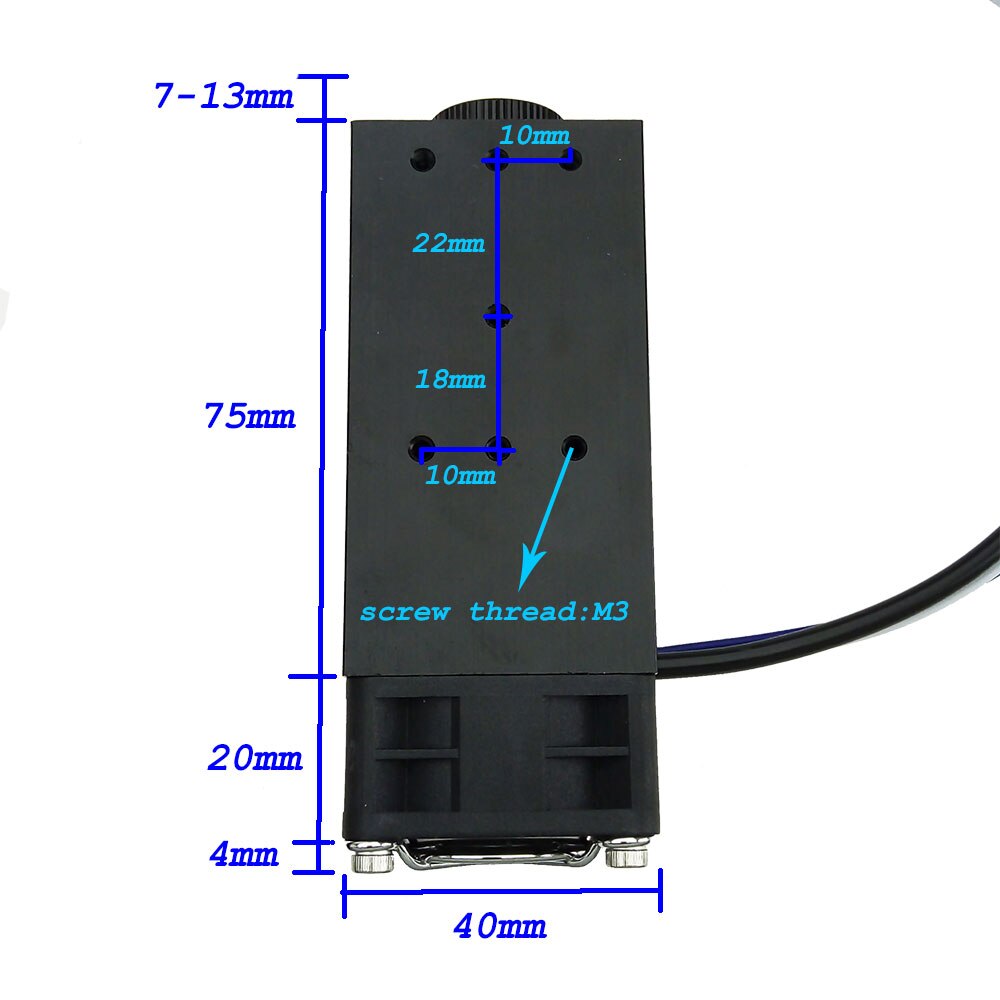 High Power 10W Laser Diode Module Blue Engraver Head 450nm 10000mw TTL Cutting Engraving Machine CNC Cutter - Image 4