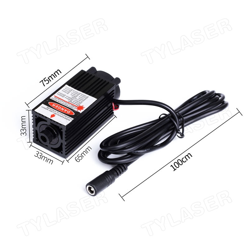High Power 450nm Blue Line Laser Diode Module 300mW 500mW 700mW 1000mW 1600mW with cooling fan (Free With Bracket and Adapter)