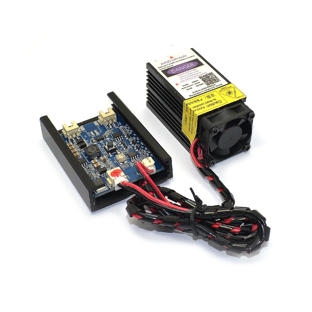 High Power 500mW 405nm Focusing Blue Purple Laser Module Engraving With TTL Control Laser Tube Diode Goggles for DIY 3D Print