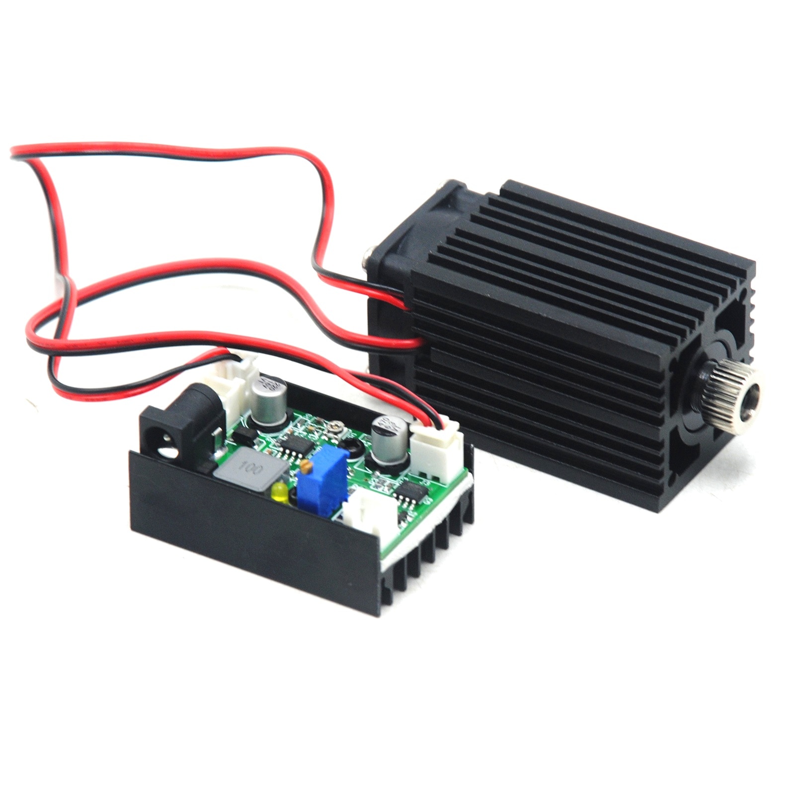 High Power 532nm 100mW Green Dot Focusable Laser Diode Module Industrial/Lab Lazer with 12V Driver TTL - Image 2