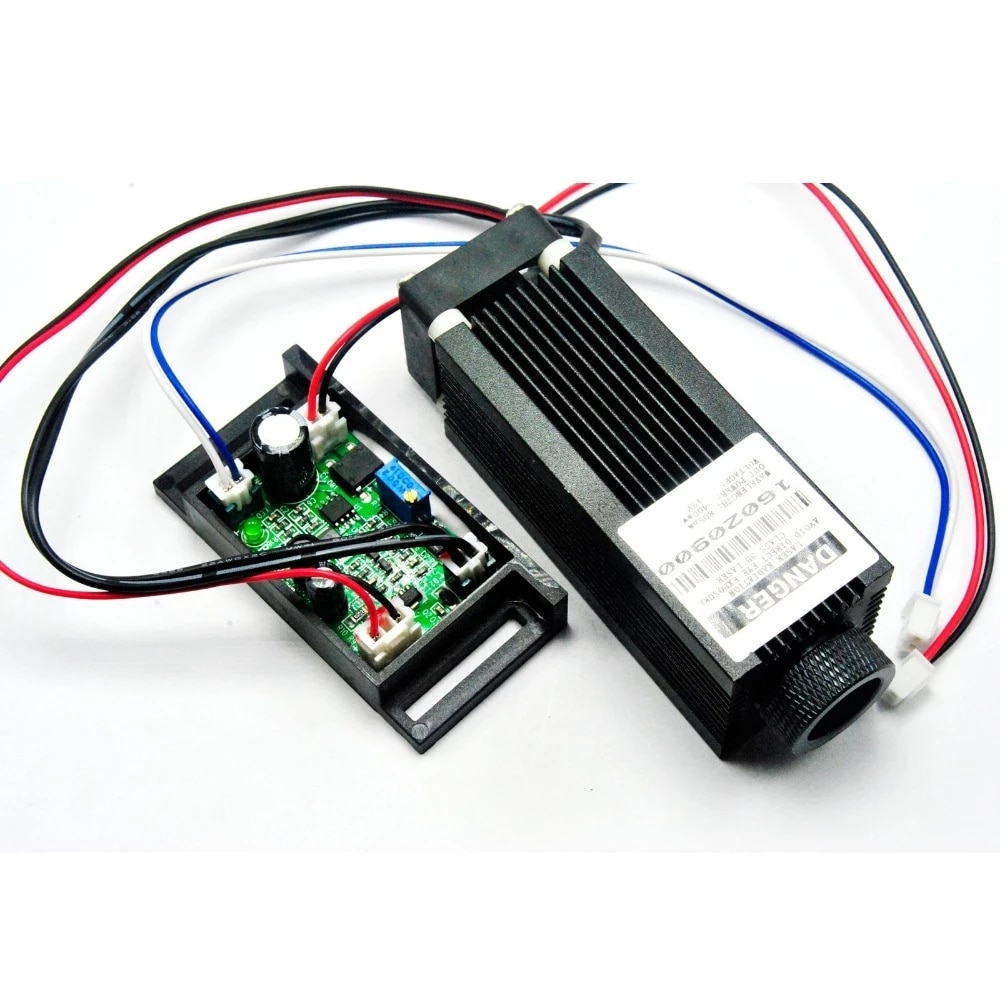 High Power 808nm IR InfraRed 400mw 0.4W focusable Laser Dot Module 12V 33x80mm TTL