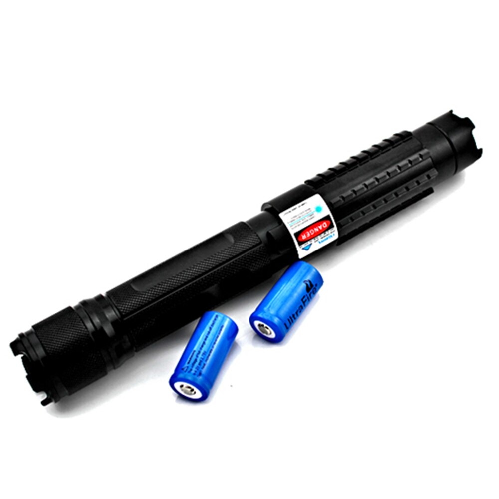 High-Power Blue Laser Flashlight 450nm Continuous Line 5000M Hunting Blue Laser Sight Can Burn Laser Matches/Cigarettes/Candles - Image 2