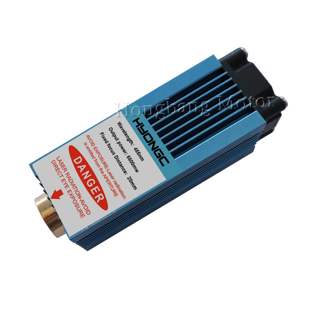 High Quality 5.5W Laser Fixed Focus Module 445nm Laser Head Kits for Engraving and Cutting Machine 3018 - Image 2