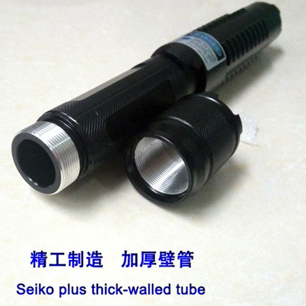 High-power blue laser flashlight 450nm continuous line 5000M hunting blue laser sight can burn laser matches/cigarettes/candles - Image 2