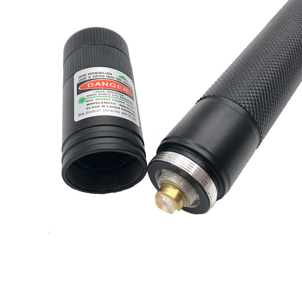 High-power laser 8000m far-radiation green laser sight 5 milliwatt adjustable focus laser 303 charger 18650 battery pack - Image 4