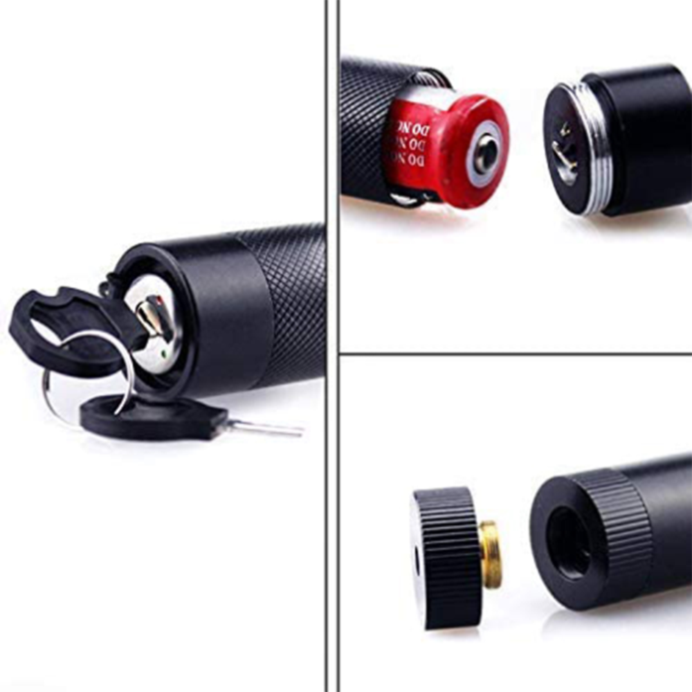High-power laser 8000m far-radiation green laser sight 5 milliwatt adjustable focus laser 303 charger 18650 battery pack