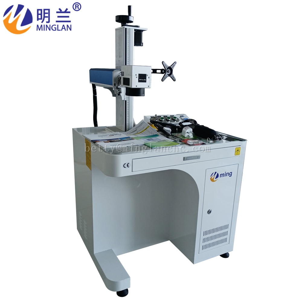 High quality 20W 30W 50W Fiber Laser Marking Machine Support Win10 64