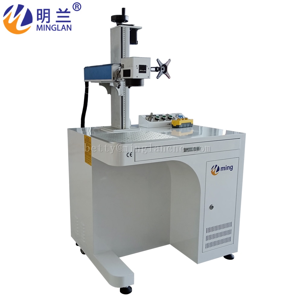 High quality auto focus 20W 30W 50W Fiber Laser Marking Machine - Image 2