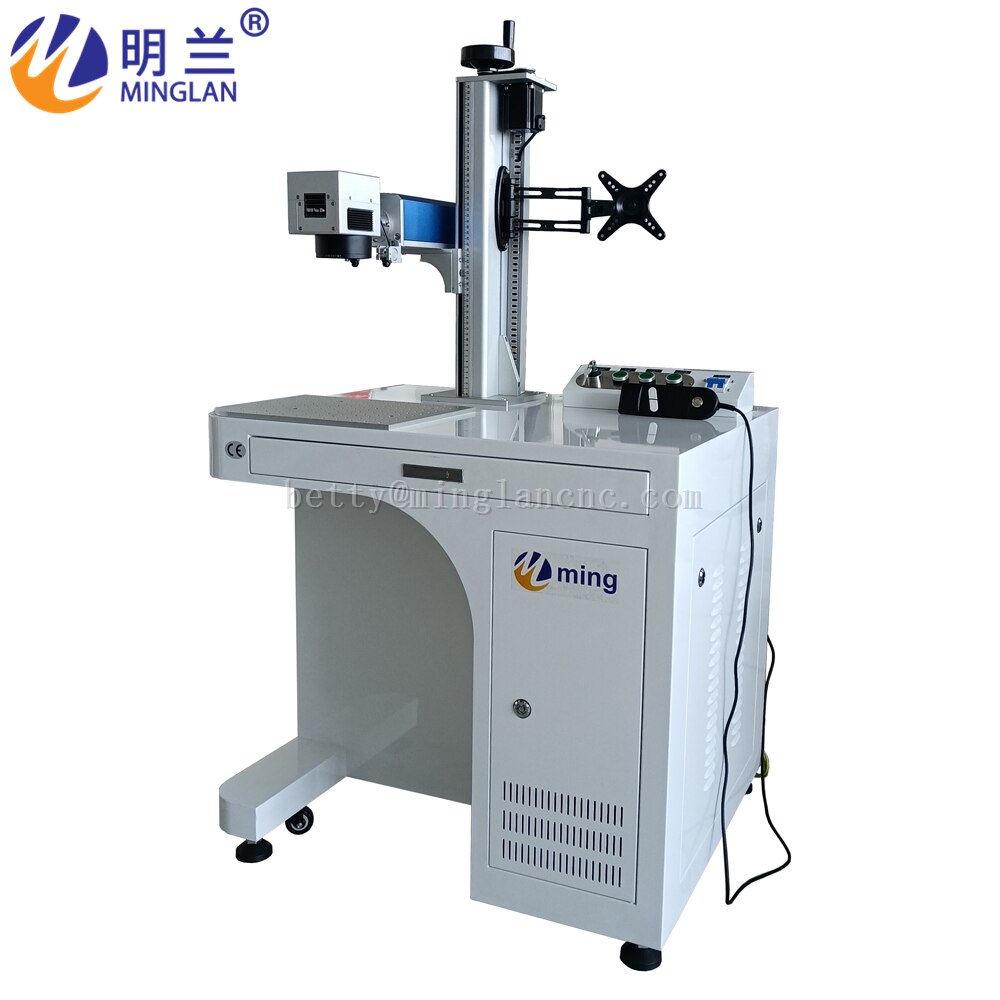 High quality auto focus 20W 30W 50W Fiber Laser Marking Machine - Image 3