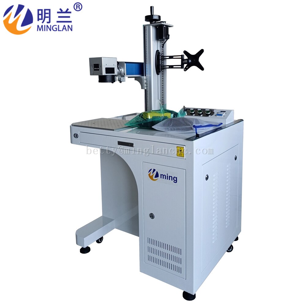 High quality auto focus 20W 30W 50W Fiber Laser Marking Machine