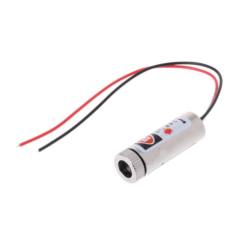 Hot 650nm 5mW Red Point Laser Module Head Glass Lens Focusable Industrial Class -DR56O