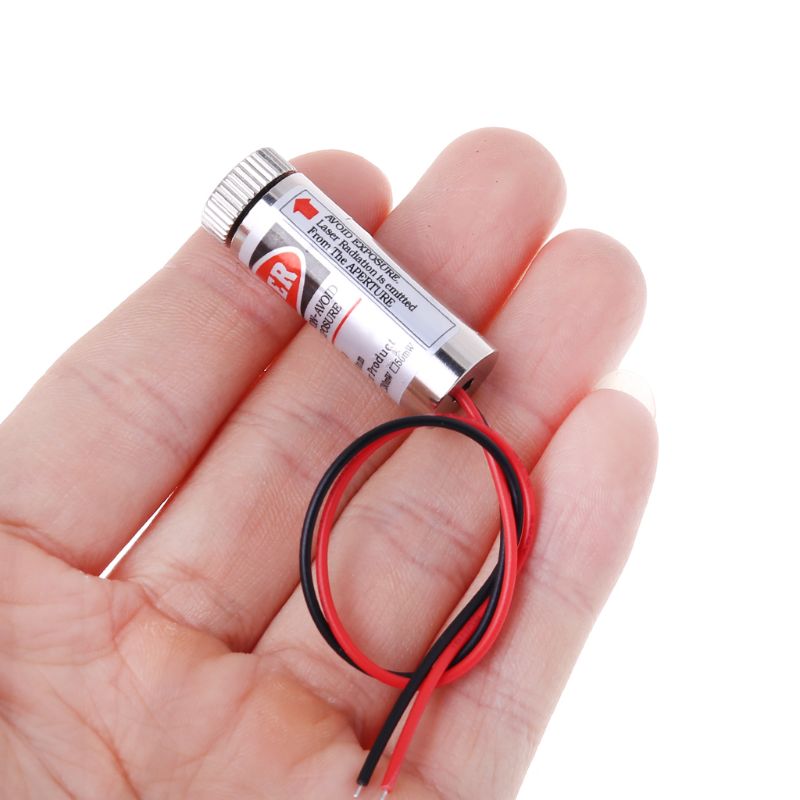 Hot 650nm 5mW Red Point Laser Module Head Glass Lens Focusable Industrial Class