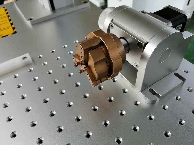 Hot Promotion !!! with rotary axis 20W 30W 50W Raycus max JPT fiber laser marking machine for metal jewelry rings plastic - Image 3