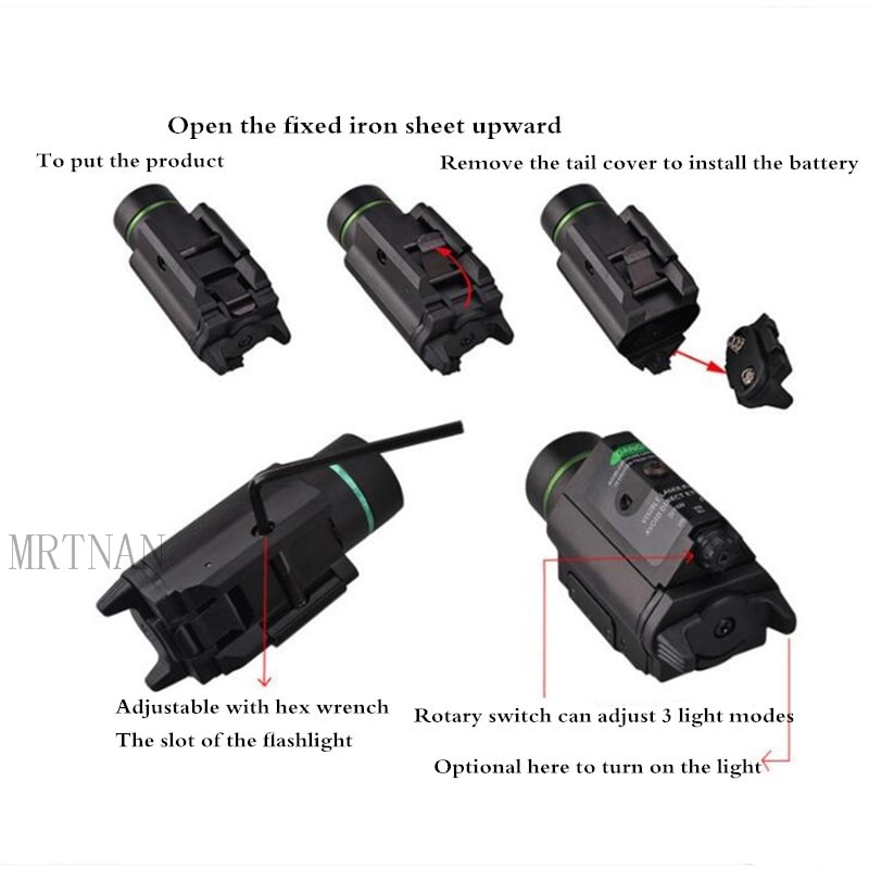 Hot Sale Laser Flashlight Combo Laser Aligner Laser Sight Accessories Infrared Green Light Hunting Aid 2021 - Image 2