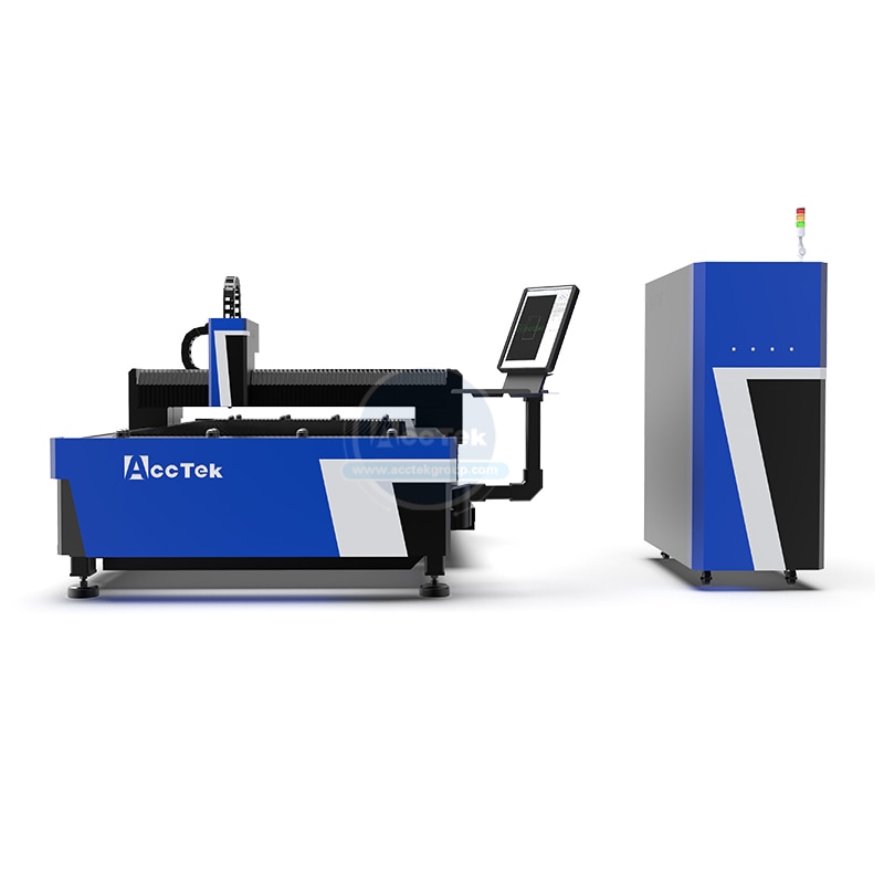 Hot Sale New Design Raycus IPG Fiber Source 1000w 2000w Laser Cutting Machine For Metal Sheet AKJ1530F
