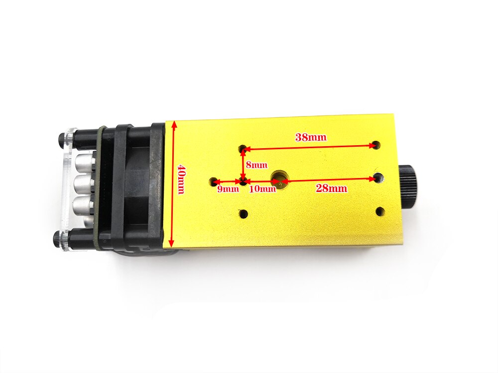 Hot sale New 15W Laser Heads Focusing 3P With TTL/PWM 450nm 15000mw CNC Laser Engraving Module - Image 4