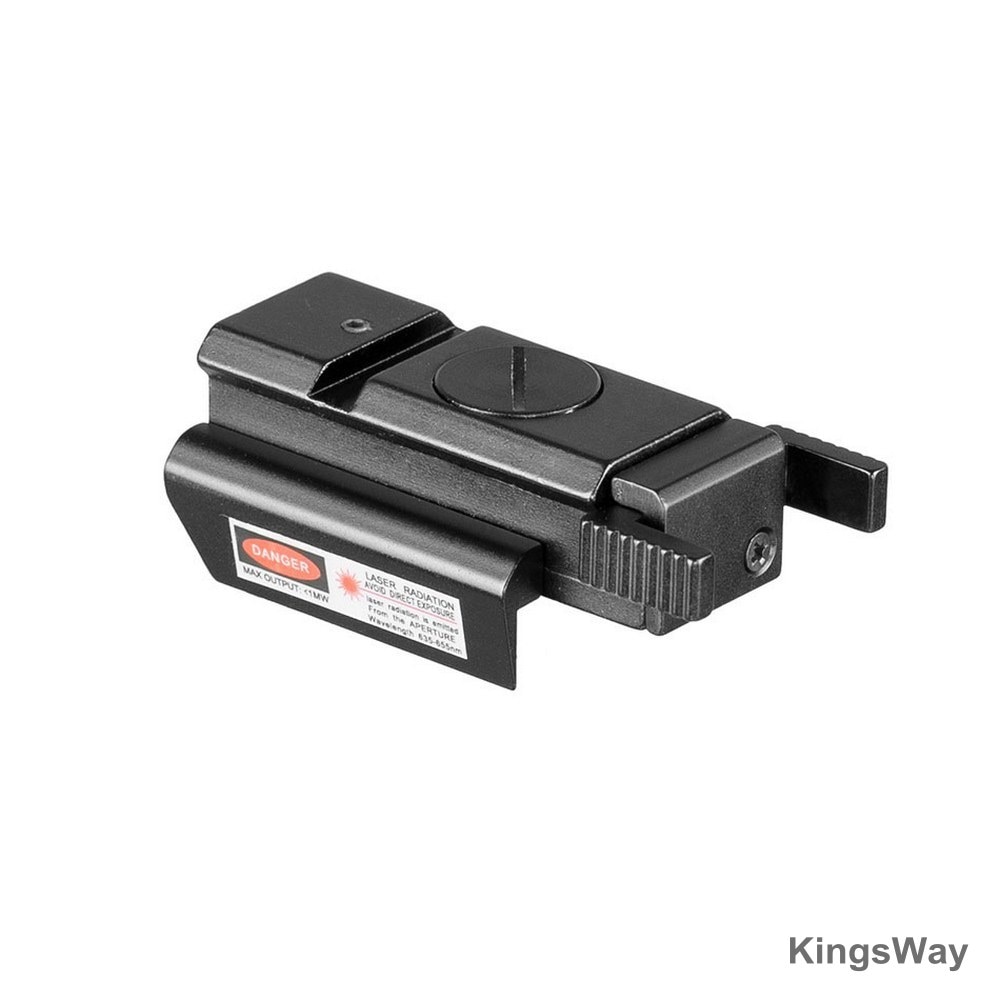 Hunting Mini Compact Red Dot Laser Sight With Picatinny Mount for Pistol - Image 2