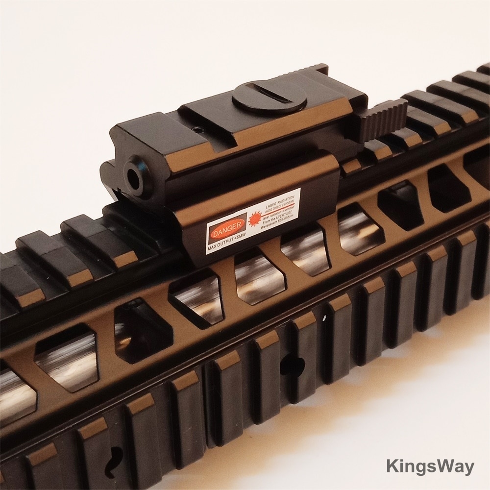 Hunting Mini Compact Red Dot Laser Sight With Picatinny Mount for Pistol - Image 4