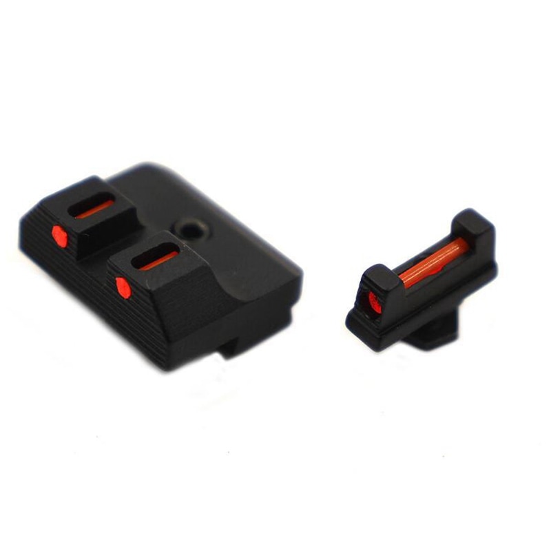 Hunting Rifle Gun Accessories Hunting Fiber Optic Front/ Rear fit glock 17 19 22 23 Dual fiber for Paintball