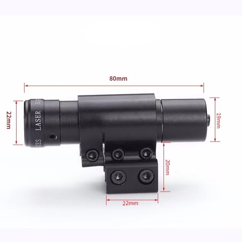 Hunting Tactical Red Dot Green Laser Scope Airsoft Rifle Mirror Hunting Adjustable 11mm/20mm Picatinny/Weaver Mountain Mount Las - Image 2