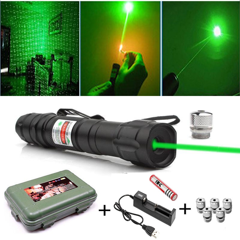 Hunting high-power green laser USB rechargeable laser sight adjustable scorch green laser 532nm 500 to 10000 meters 009 series - Image 4