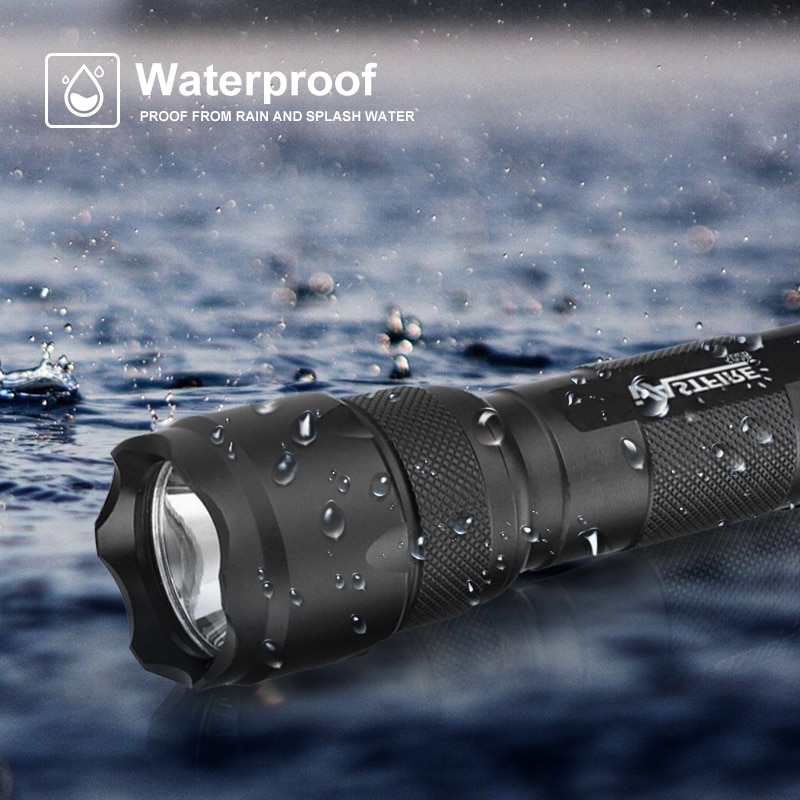IR 850nm Night Vision Infrared Zoomable 502B Hunting Flashlight IR 940nm Illuminator Weapon Gun Light ON/OFF Mode With Gun Clip - Image 2