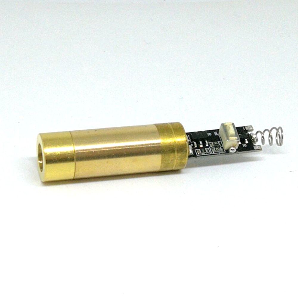 Industrial Brass 5mW 532nm Green Laser Diode Module Line Beam DC3V LED Lights