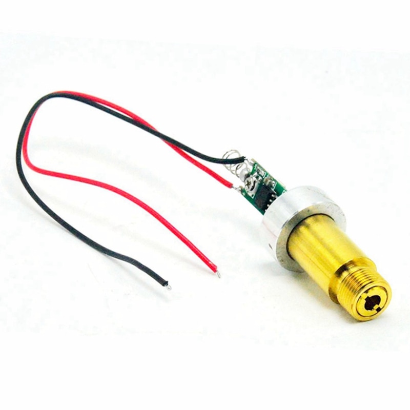 Industrial/LAB 532nm 200mw Green Laser Diode Dot Module 3.7V-4.2V with Aluminium Heatsink