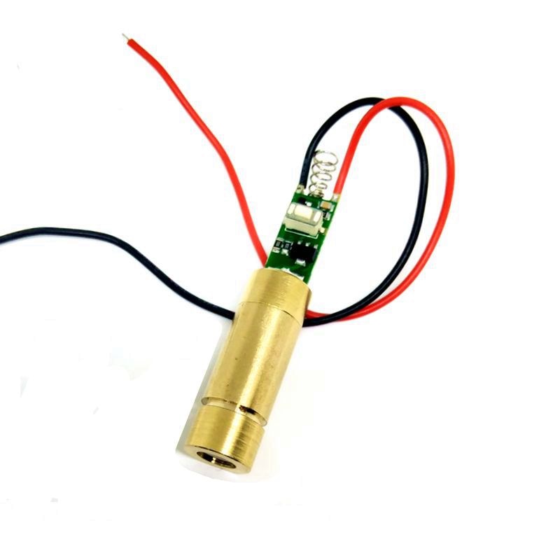 Industrial / Lab 650nm 200mw Red Laser Diode Dot Module w/Driver & Spring & Wire - Image 2