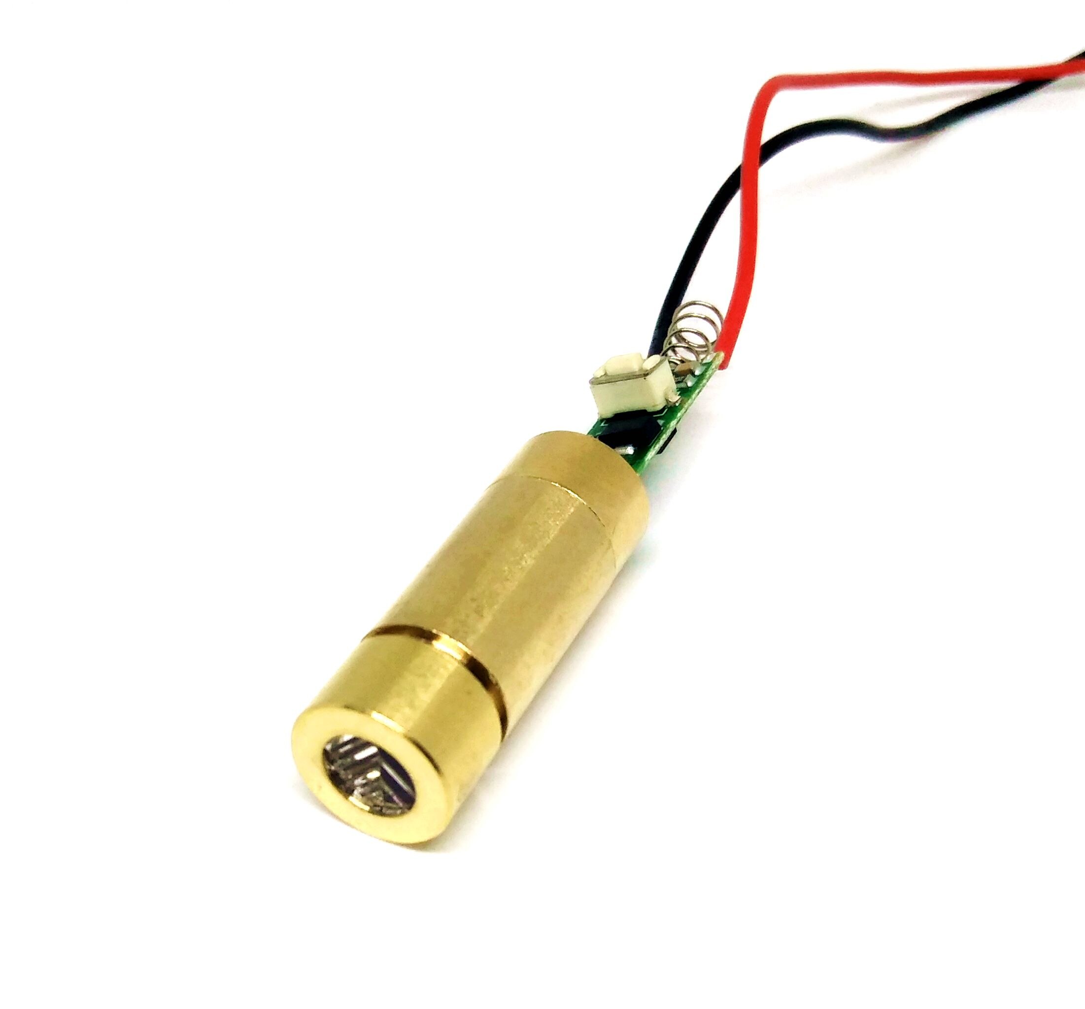 Industrial / Lab 650nm 200mw Red Laser Diode Dot Module w/Driver & Spring & Wire - Image 4
