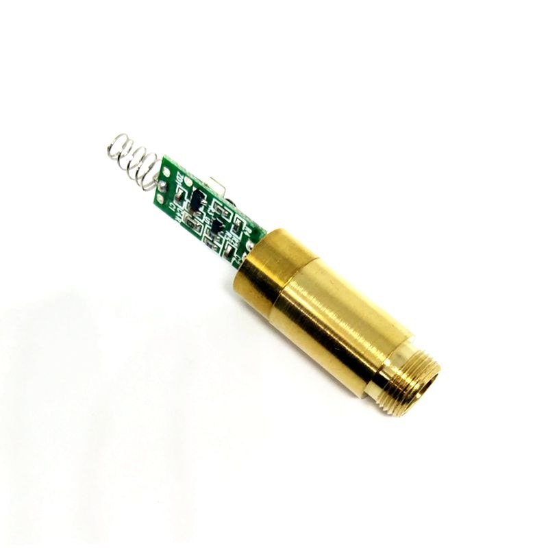 Industrial / Lab 650nm 50mw Red Laser Diode Dot Module w/Driver & Spring 3V-3.7V