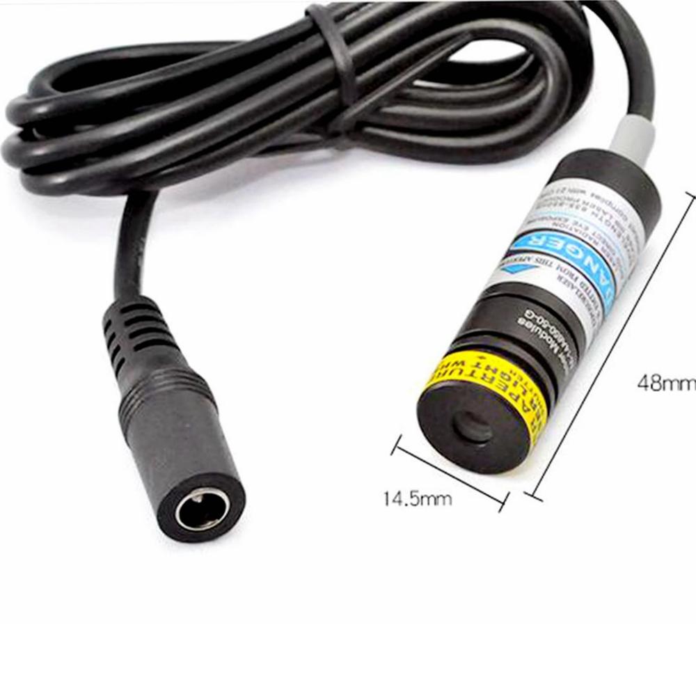 Industrial Violet Blue Laser 405nm 50mw Adjusted Diode Dot Laser Module 14.5x48mm 5V - Image 4