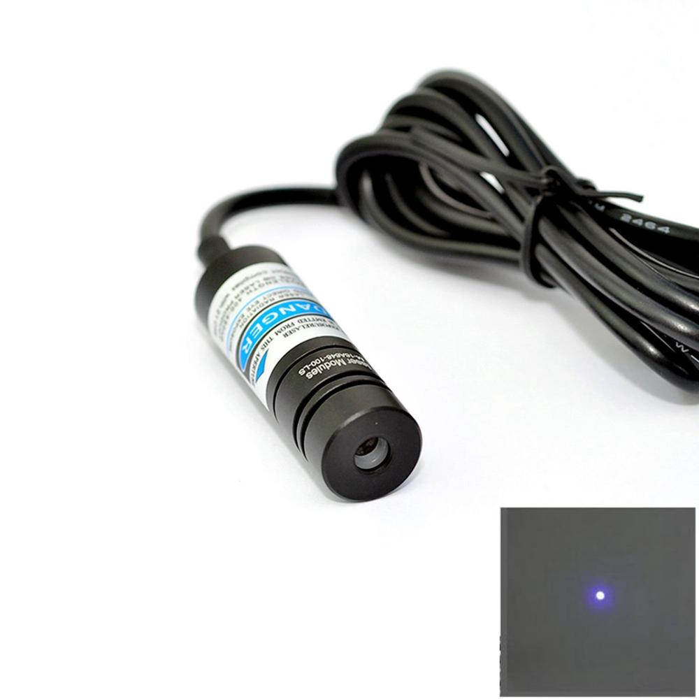 Industrial Violet Blue Laser 405nm 50mw Adjusted Diode Dot Laser Module 14.5x48mm 5V