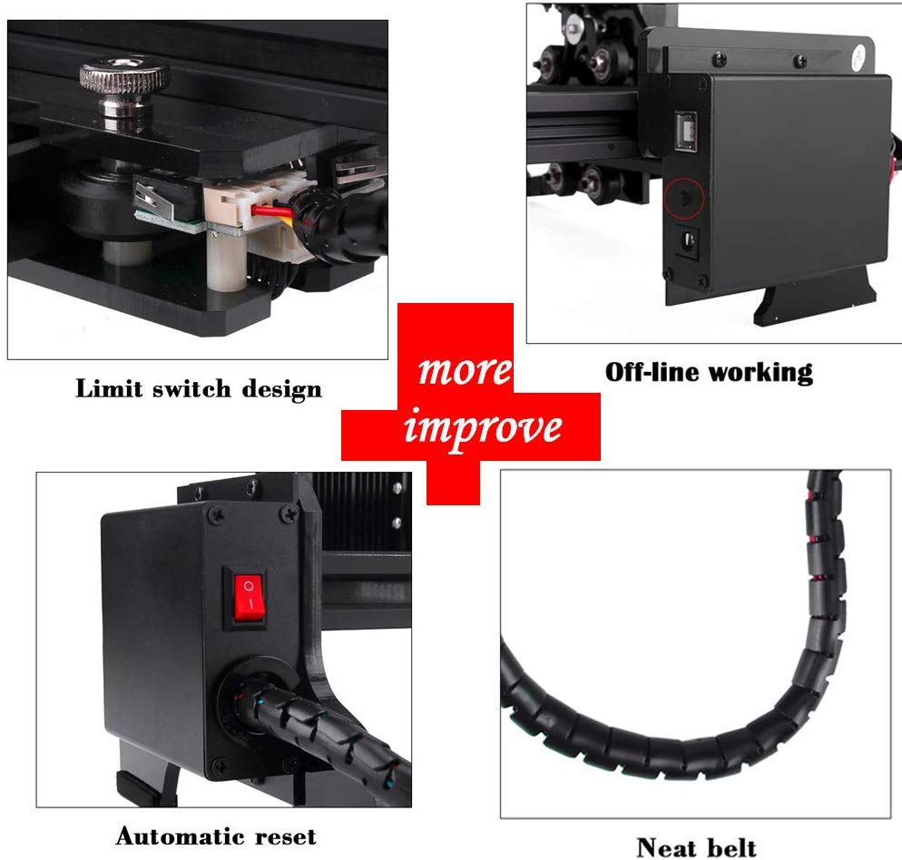 JTL2 3w/10w/15w/20w CNC Laser Engraving Machine DIY Pro Engraver Router Printer Supporting Computer/Offline/Bluetooth Control - Image 2