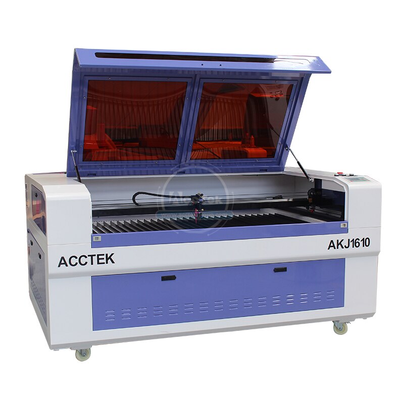 Jinan AccTek Glass Tube Laser CNC 1610 Laser 100W CO2 Laser Engraving Machine Acrylic Laser Cutter Machine On Sale - Image 5