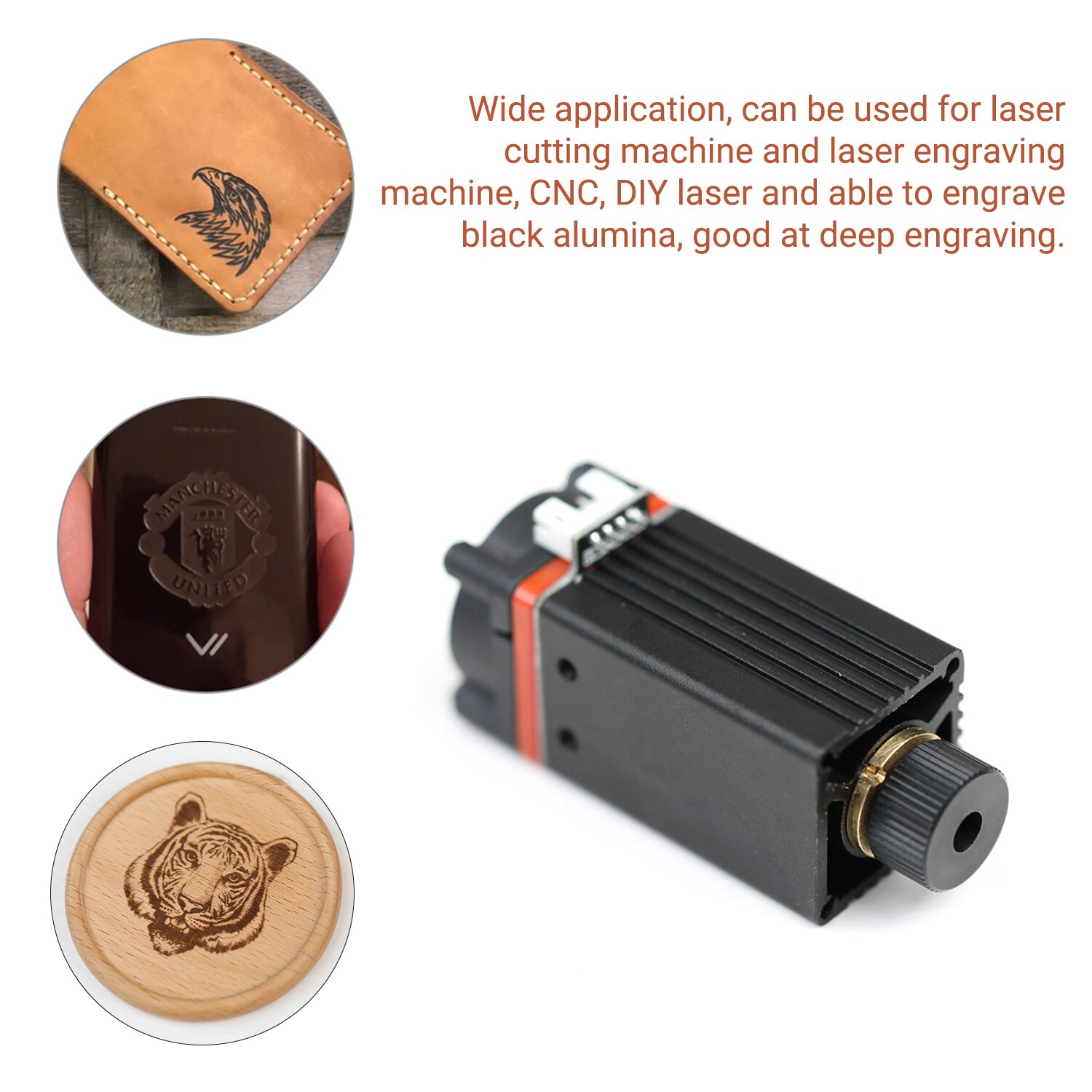 KKmoon 10W Laser Module Engraving Module Replacement for Laser Engraving Machine 3D Printer CNC Laser Machine - Image 3