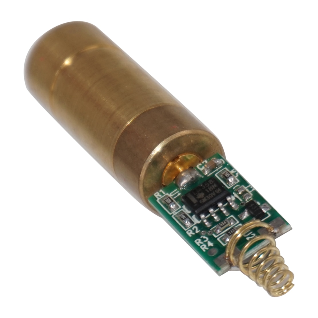 LETAOSK 532nm 50mW Gold for Green Laser DOT Module Diode with Light Free Driver & Spring For LAB Steady Working