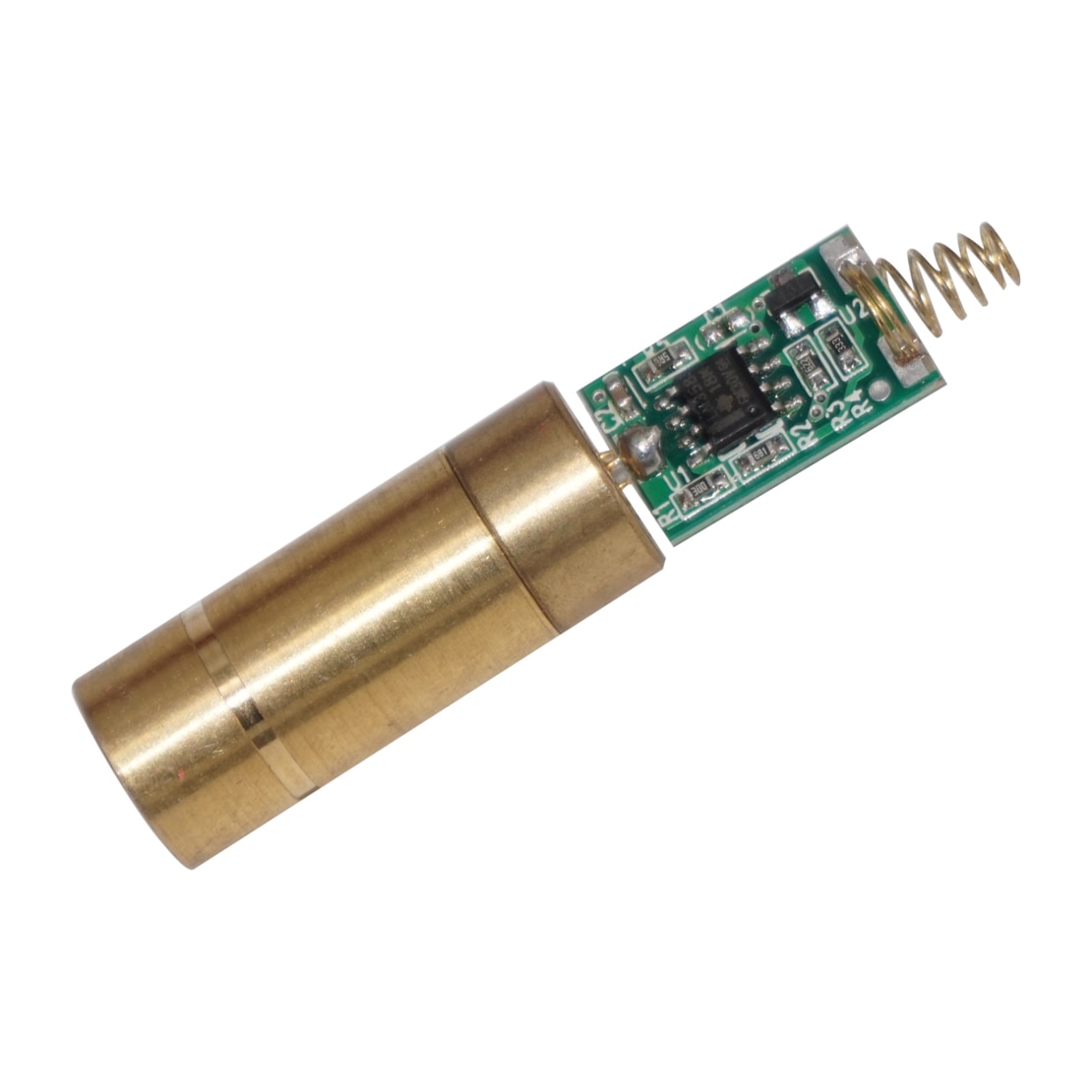 LETAOSK 532nm 50mw Green Laser DOT Module Diode with Light Free Driver & Spring For LAB Steady Working 3V Lifepan 5000hours