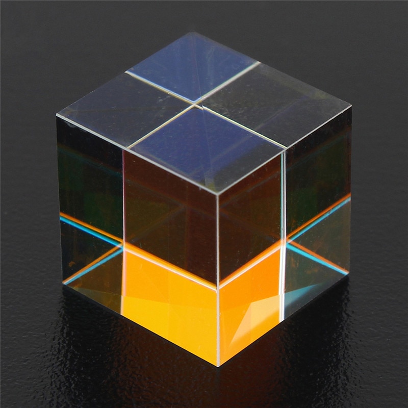 Laser Beam Combine Cube Prism Mirror Blue Laser Diode Module Toy Physics Teaching Learning Toy