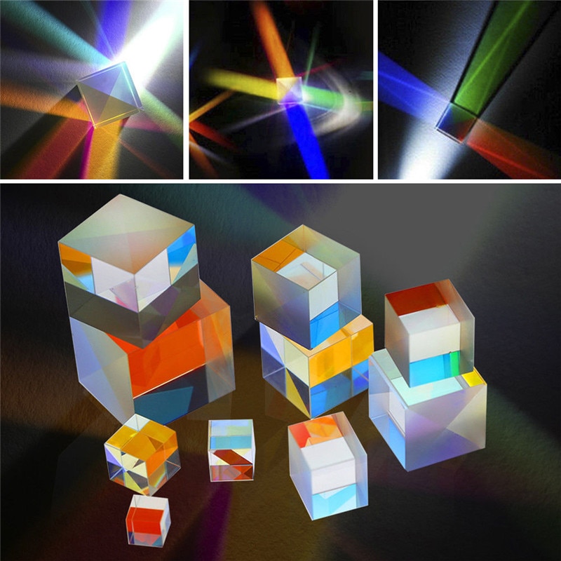 Laser Beam Combine Cube Prism Mirror For Blue Laser Diode Module Toy Physics Teaching 405nm~ 450nm