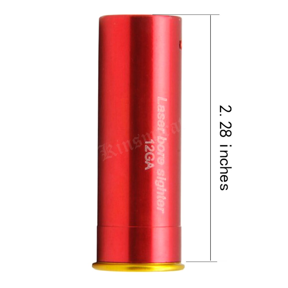 Laser Bore Sighter Boresighter 12 GA Cartridge Red Dot Sight Boresight Copper 12Gauge Shotgun For Hunting - Image 4