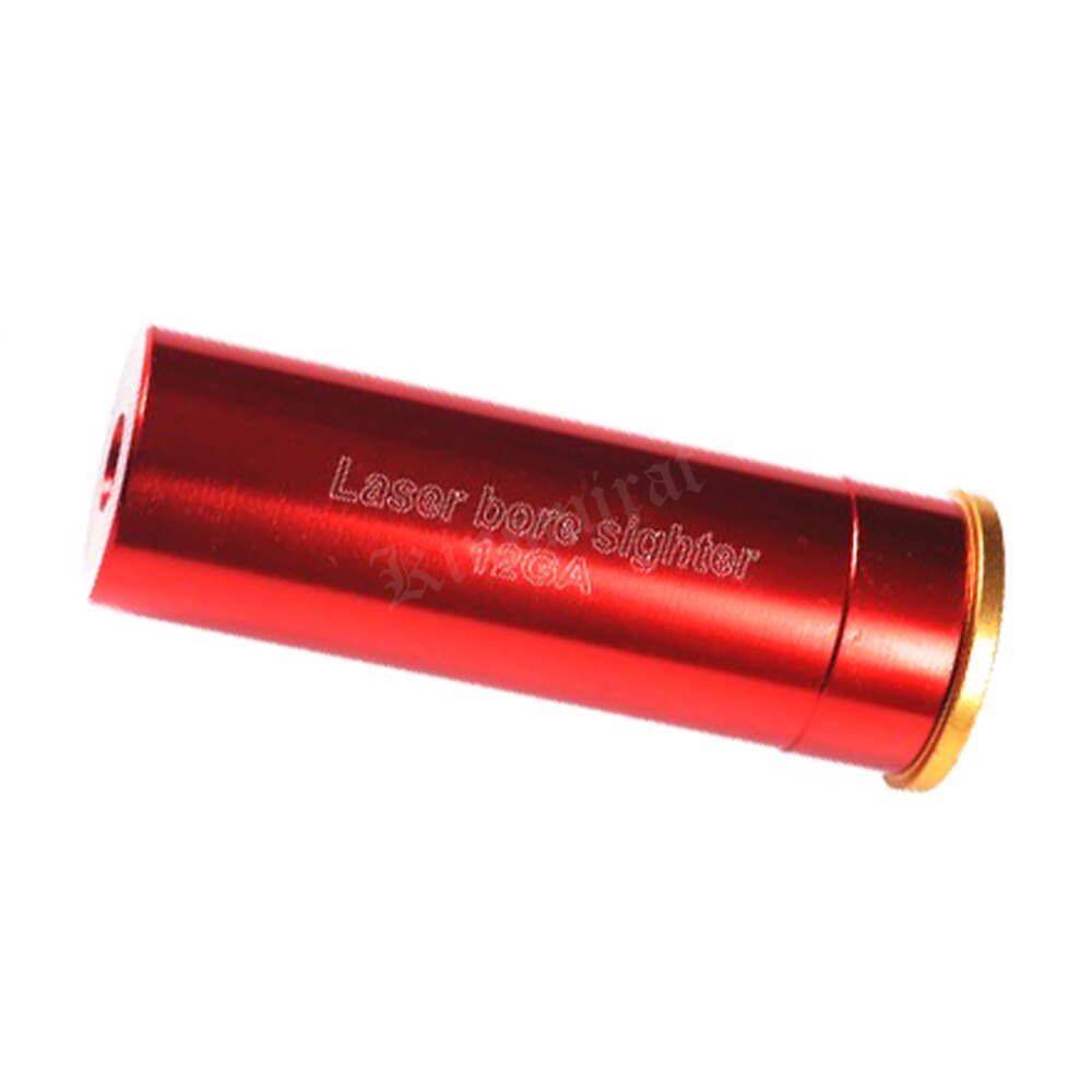Laser Bore Sighter Boresighter 12 GA Cartridge Red Dot Sight Boresight Copper 12Gauge Shotgun For Hunting