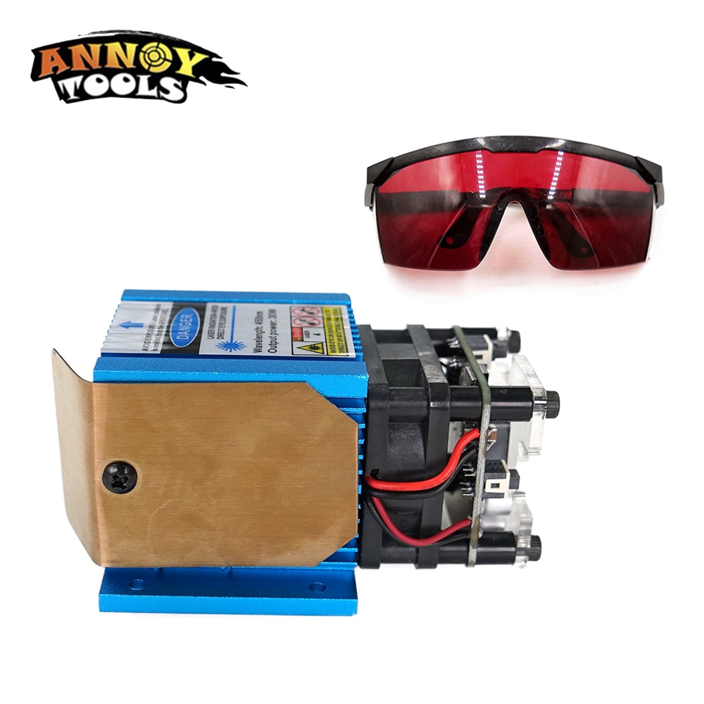 Laser CNC Laser Module 15W/30W/40w Blue Laser Tube with PWM Laser Cutter for CNC milling machine Carve and Cutting