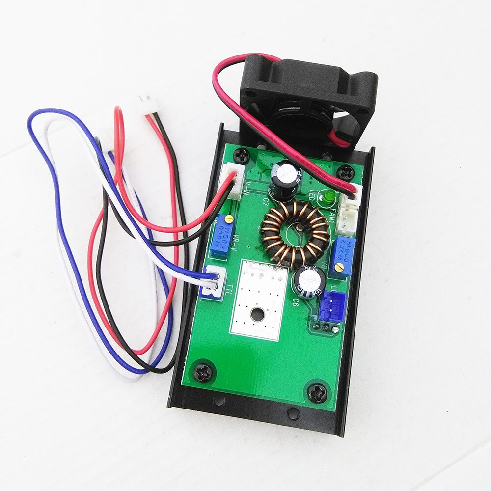 Laser Driver Board 450nm 532nm 650nm 808nm Laser Diode Driver with Heat sink 200mW 500mW 1W 2W 2.5W 5W 5.5W AC DC 12V TTL PWM