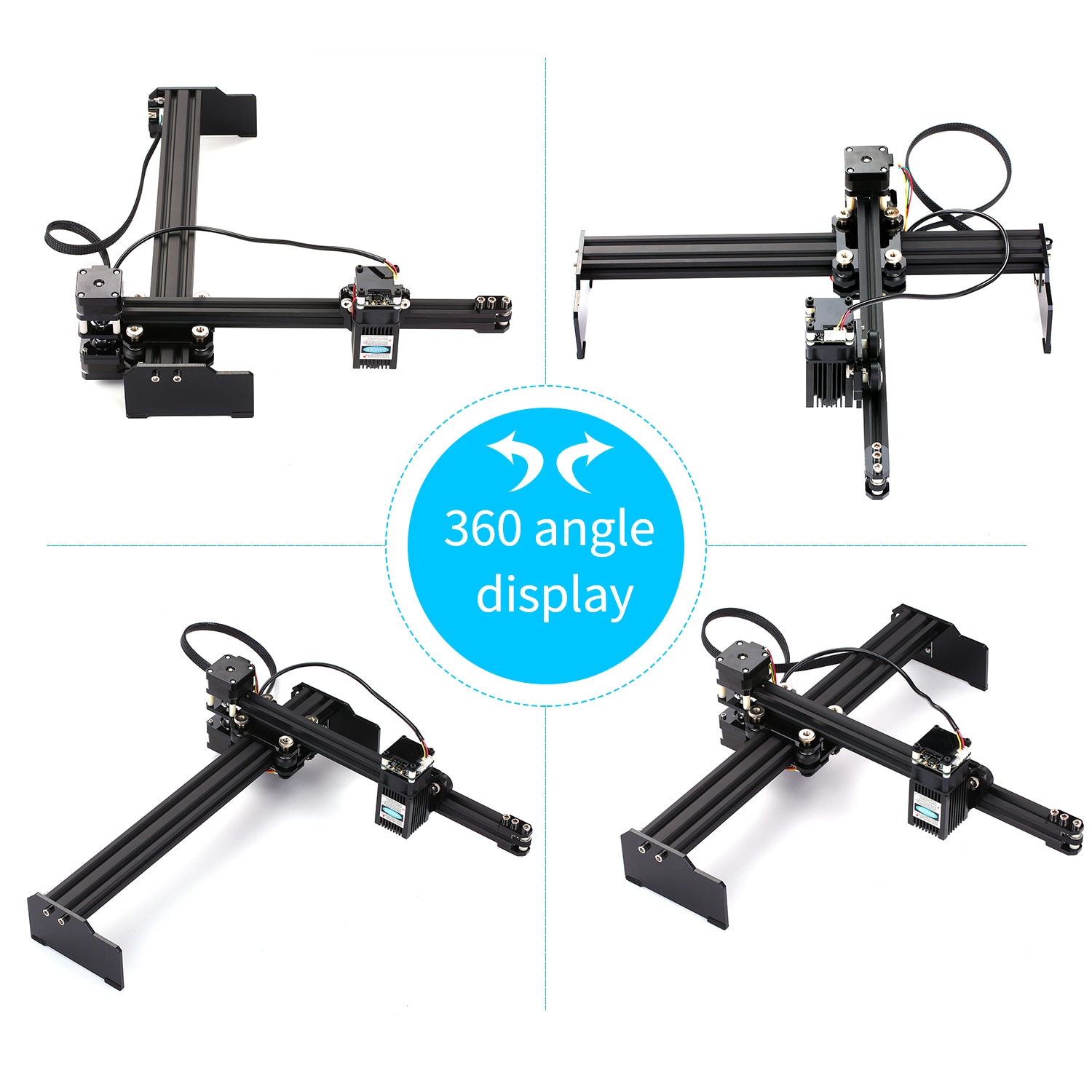 Laser Engraving and Cutting Machine 15W 20W desktop Laser Engraver and Cutter Laser Printer Laser CNC Router - Image 2
