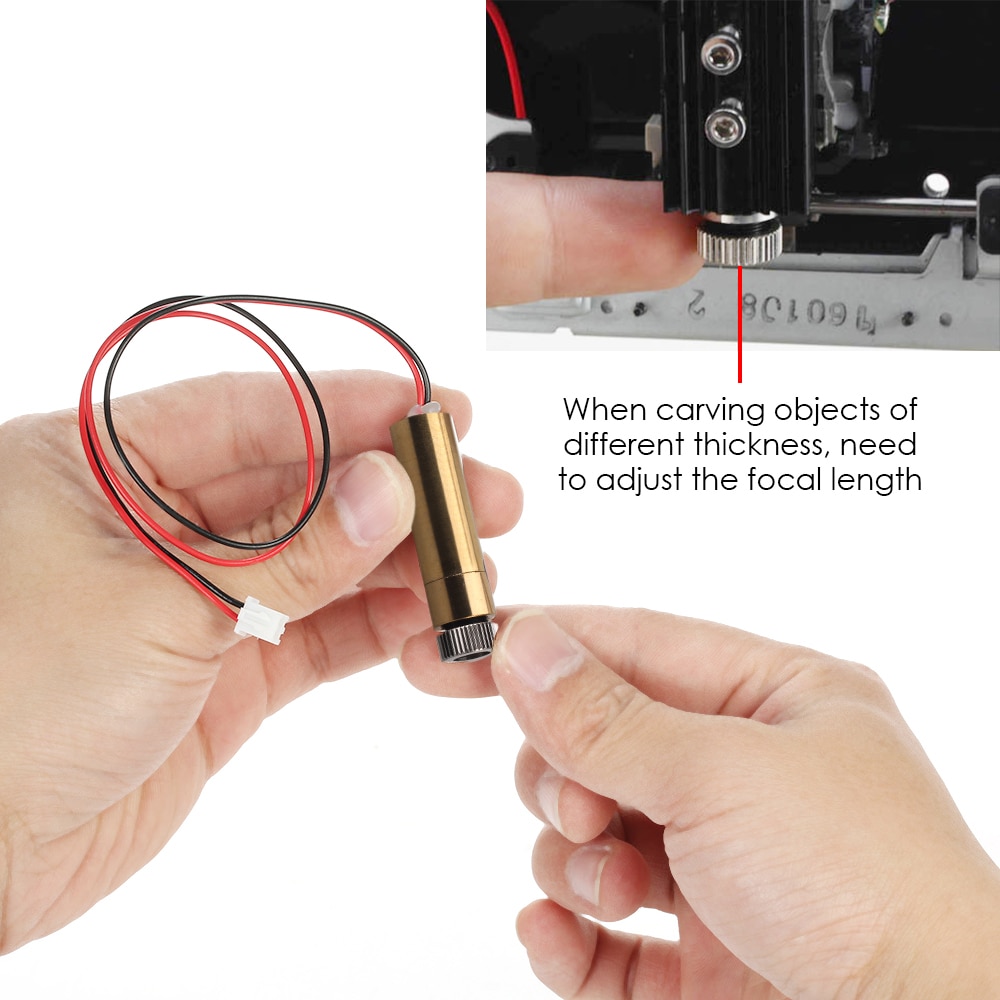Laser Module 1000mW/1500mW/2000mW/3000mw 445nm/405nm for NEJE Laser Head Replacement Kit for DK-8-KZ DK-BL Laser Engraver - Image 4