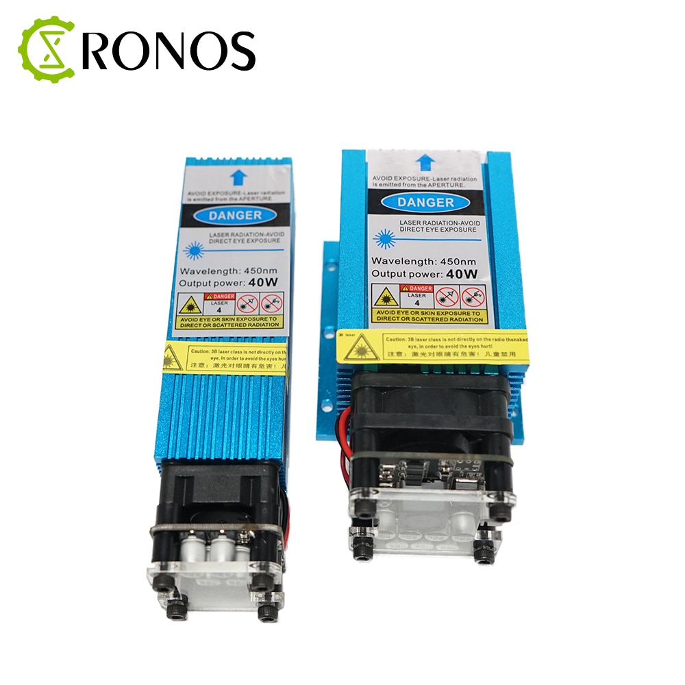Laser Module 40W Fixed Focus Laser Head 450nm Blue Laser TTL Module Set For Laser Engraver Machine Wood Marking Cutting Tool - Image 3